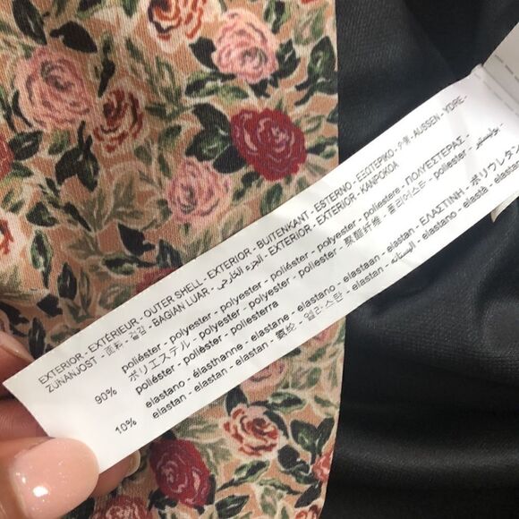 ZARA Rose Floral Print Vintage Mini Dress - Picture 14 of 16